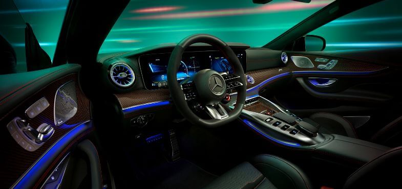 Mercedes-AMG GT 4-doors coupe - elemente de design interior
