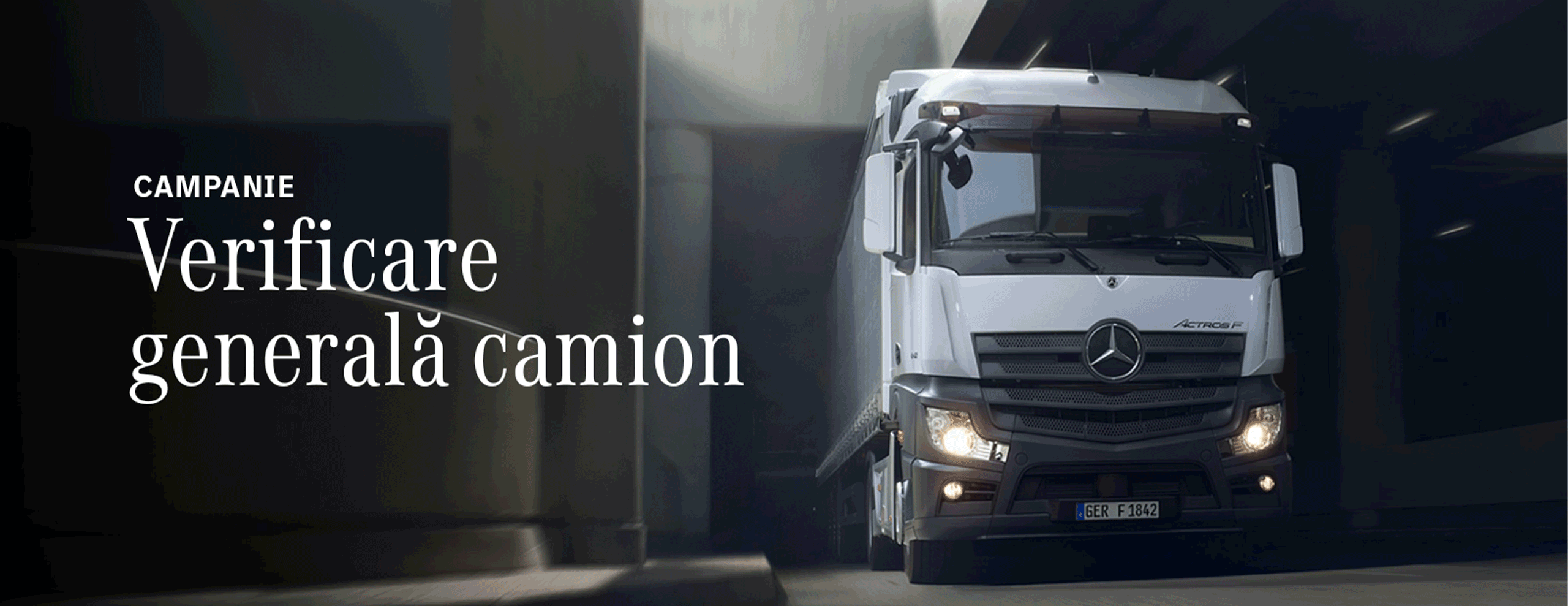 Verificare generala camion Mercedes-Benz